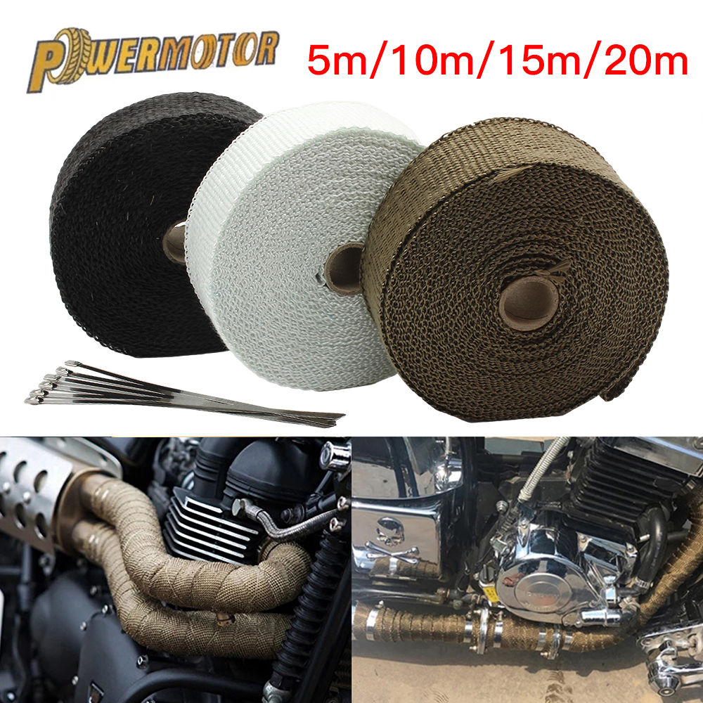 Glass Protector Auto - Enduro Exhaust Thermal Band Motorcycle Muffler